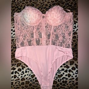 Pearl Embroidered Bodysuit